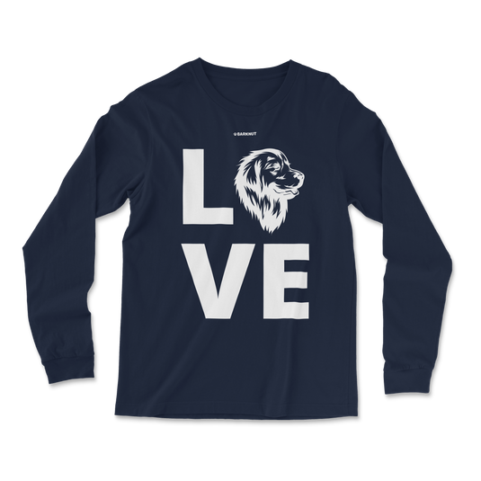 Love Golden Retriever Long Sleeve Shirt