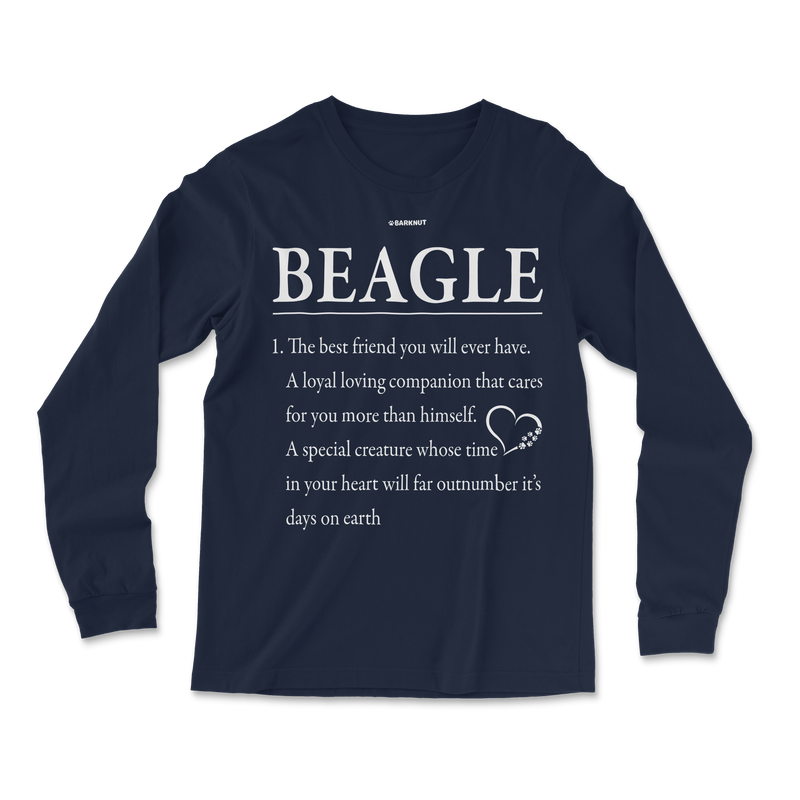 Load image into Gallery viewer, Funny Beagle Definitions Long Sleeve Shirt
