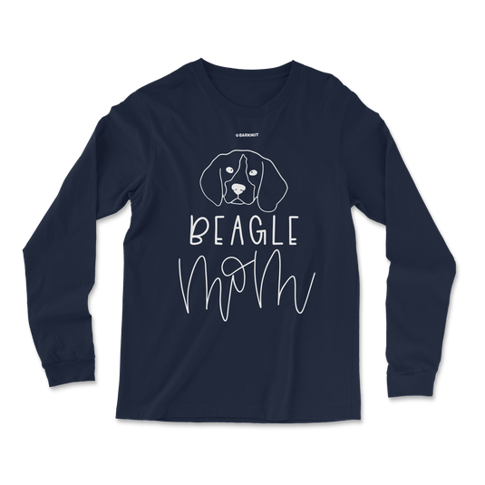 Dog Beagle Mom Long Sleeve Shirt