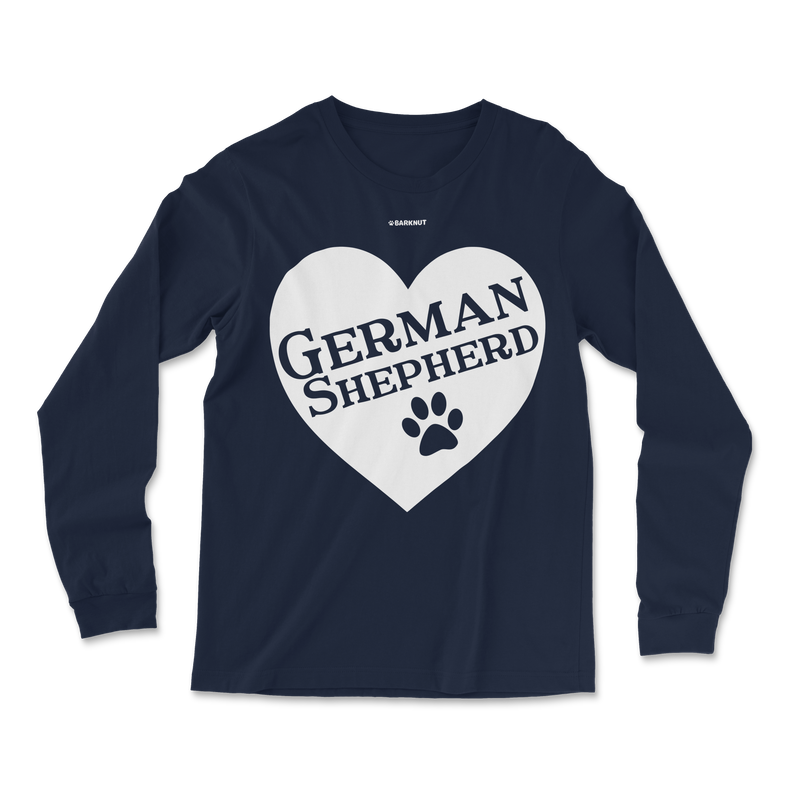 Load image into Gallery viewer, German Shepherd Heart Long Sleeve Shirt
