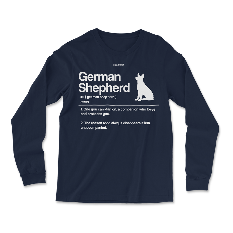 Load image into Gallery viewer, German Shepherd Definition Long Sleeve Shirt
