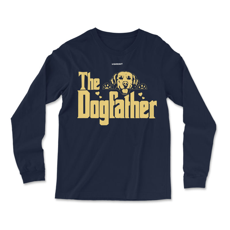 Load image into Gallery viewer, The Dogfather Golden Retriever Long Sleeve Shirt
