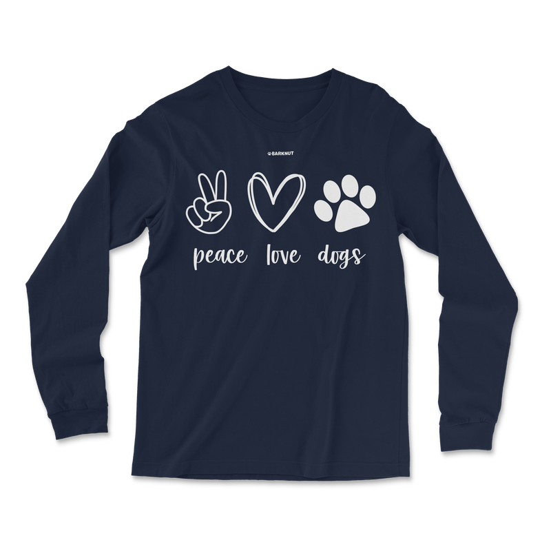 Load image into Gallery viewer, Peace Love Dogs Long Sleeve Shirt
