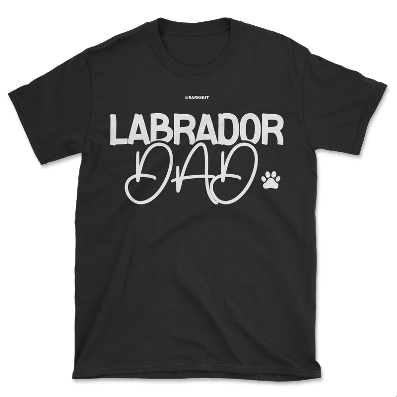 Load image into Gallery viewer, Labrador Dad Paw Print Shirt (Men&#39;s/Unisex)
