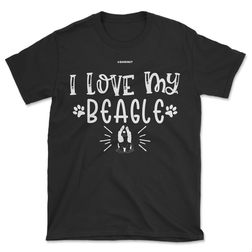 I Love My Beagle Shirt (Men's/Unisex)