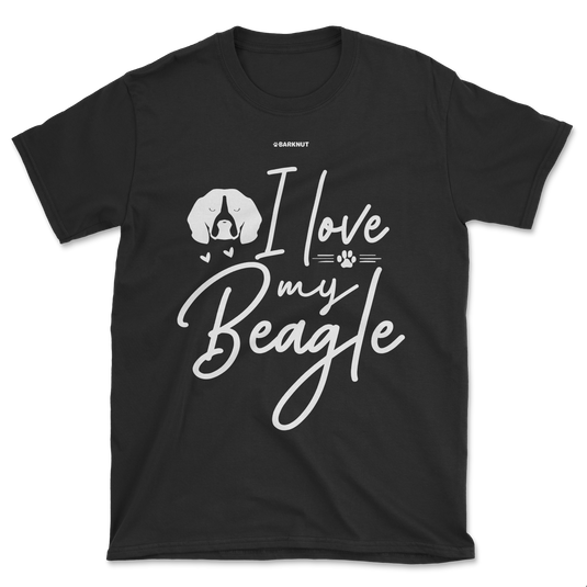 I Love My Beagle Shirt (Men's/Unisex)