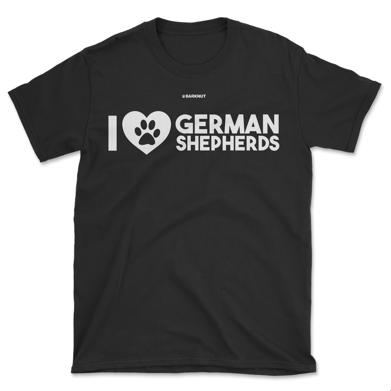 Load image into Gallery viewer, I Love German Shepherds Shirt (Men&#39;s/Unisex)
