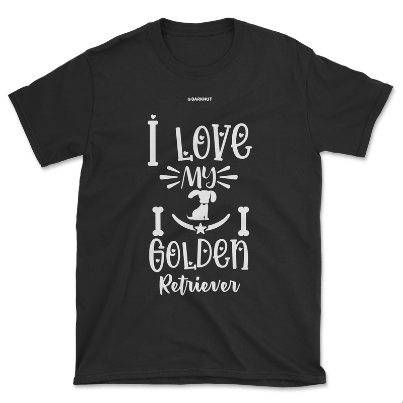 Load image into Gallery viewer, I Love My Golden Retriever Shirt (Men&#39;s/Unisex)
