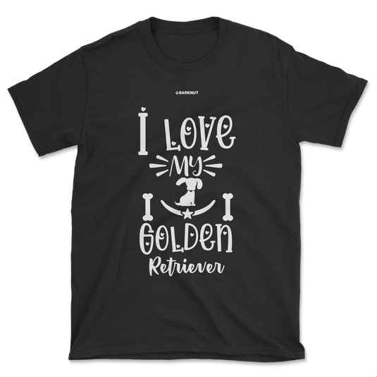 I Love My Golden Retriever Shirt (Men's/Unisex)