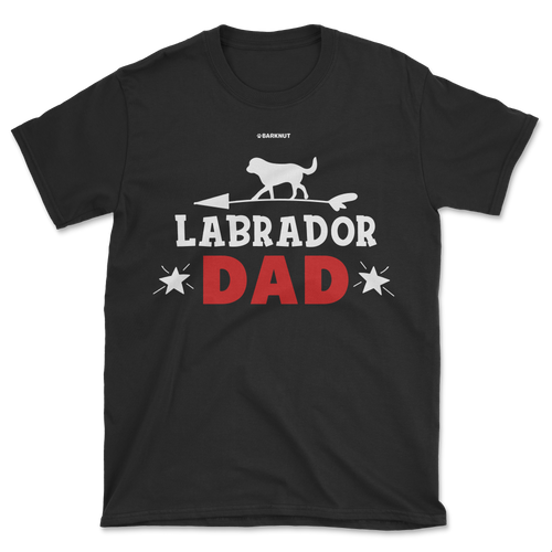 Labrador Dad Red Shirt (Men's/Unisex)