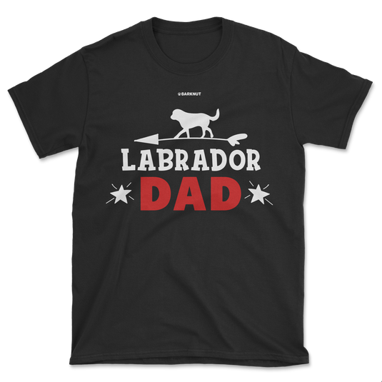 Labrador Dad Red Shirt (Men's/Unisex)