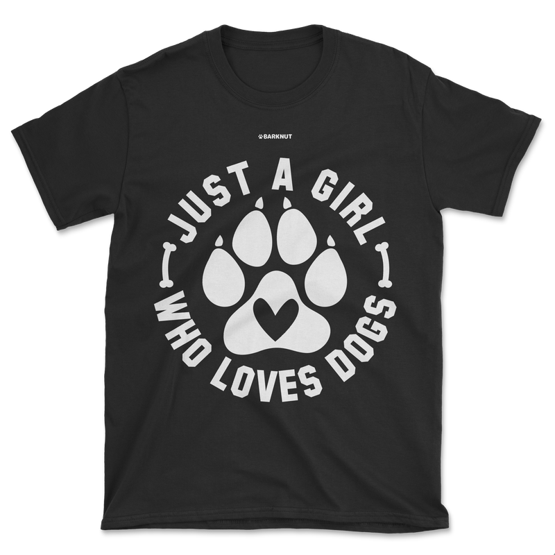 Load image into Gallery viewer, Just A Girl Who Loves Dogs Shirt (Men&#39;s/Unisex)
