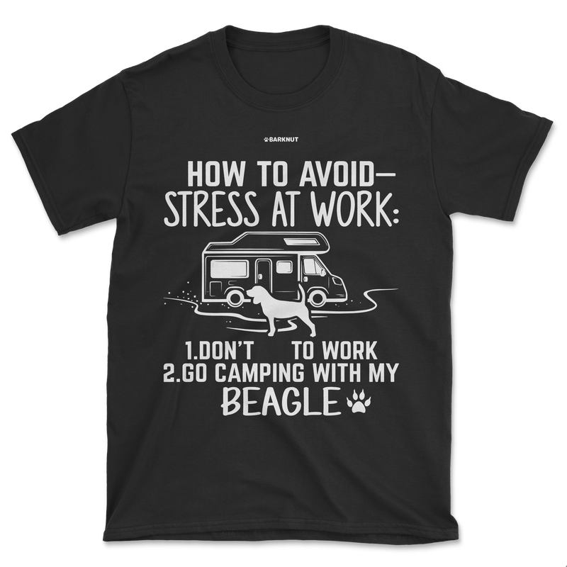 Load image into Gallery viewer, How To Avoid Stress At Work Beagle Shirt (Men&#39;s/Unisex)
