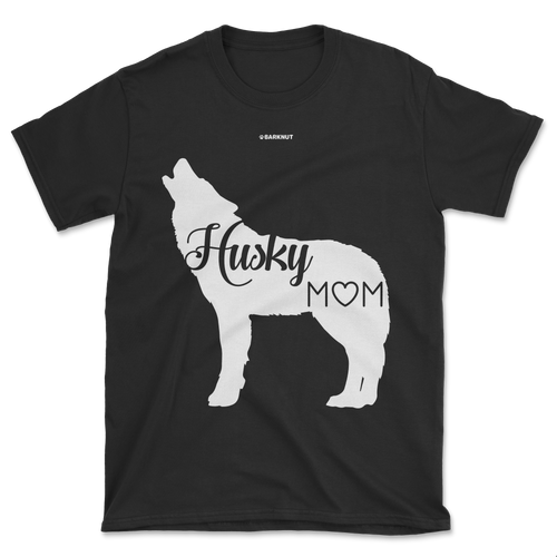 Husky Mom Silhouette Shirt (Men's/Unisex)