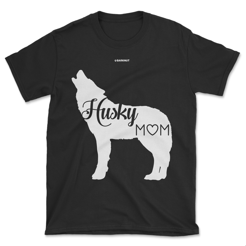 Load image into Gallery viewer, Husky Mom Silhouette Shirt (Men&#39;s/Unisex)
