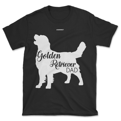 Golden Retriever Dad Silhouette Shirt (Men's/Unisex)