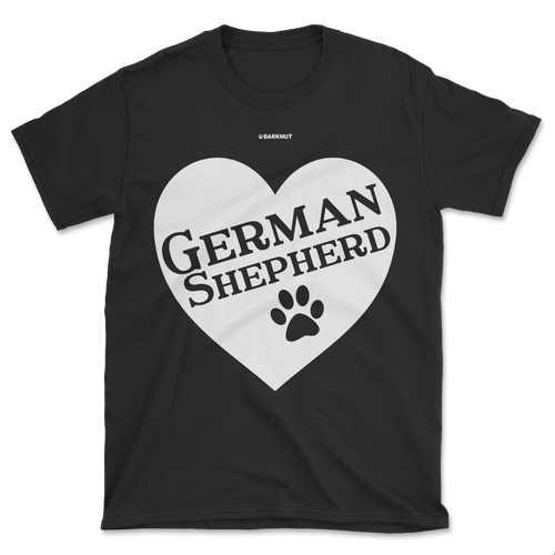 German Shepherd Heart Shirt (Men's/Unisex)