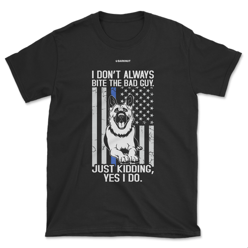 Funny Blue Line Police German Shirt (Men's/Unisex)