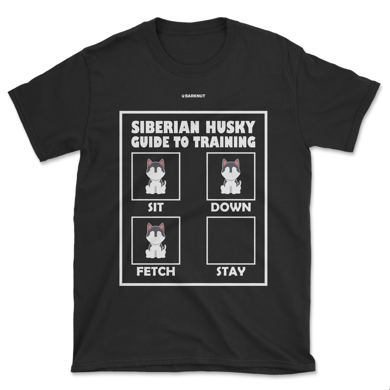 Load image into Gallery viewer, Siberian Husky Guide To Training Shirt (Men&#39;s/Unisex)
