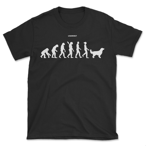 Evolution Woman Golden Retriever Shirt (Men's/Unisex)