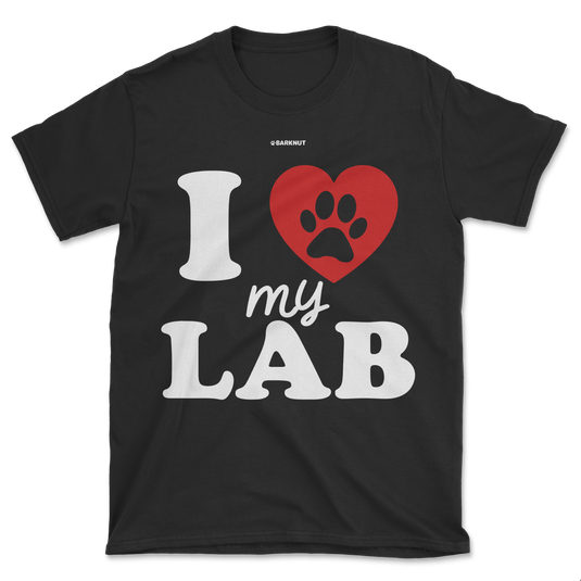 I Heart My Lab Shirt (Men's/Unisex)