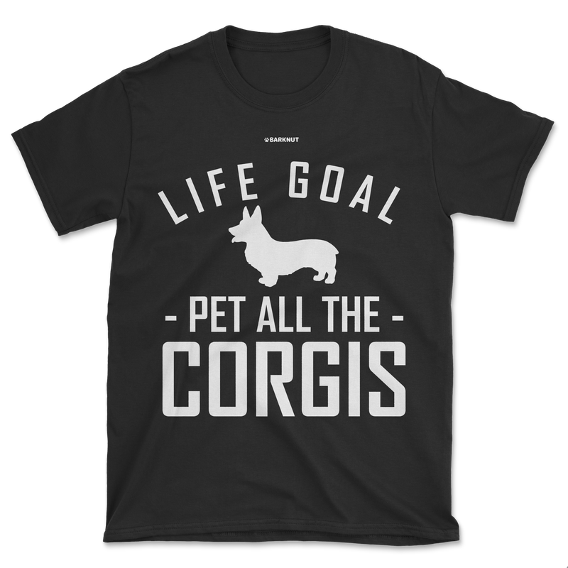 Load image into Gallery viewer, Life Goal Pet All The Corgis Shirt (Men&#39;s/Unisex)
