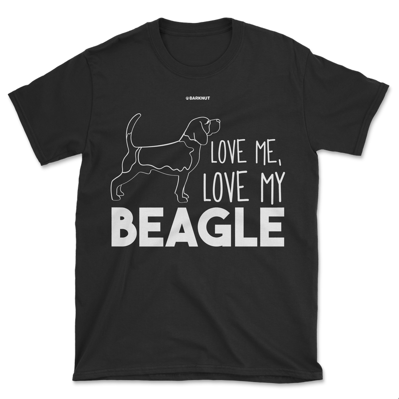 Load image into Gallery viewer, Love Me Love My Beagle Shirt (Men&#39;s/Unisex)
