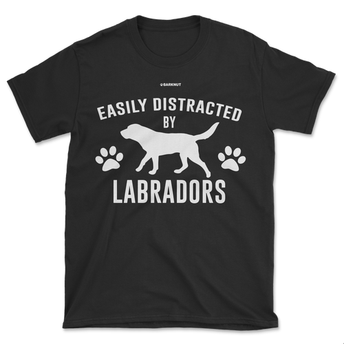 Easily Distracted By Labradors Shirt (Men's/Unisex)