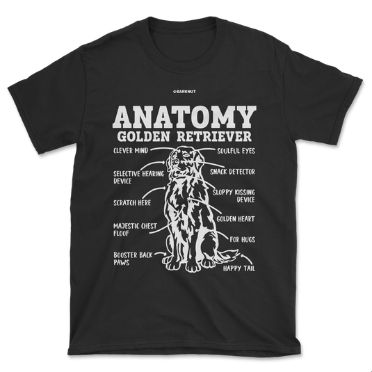 Golden Retriever Anatomy Shirt (Men's/Unisex)