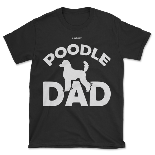 Poodle Dad Shirt Silhouette Shirt (Men's/Unisex)