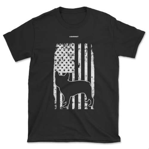 French Bulldog American Flag Shirt (Men's/Unisex)