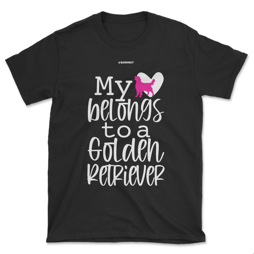 My Heart Belongs To A Golden Retriever Shirt (Men's/Unisex)