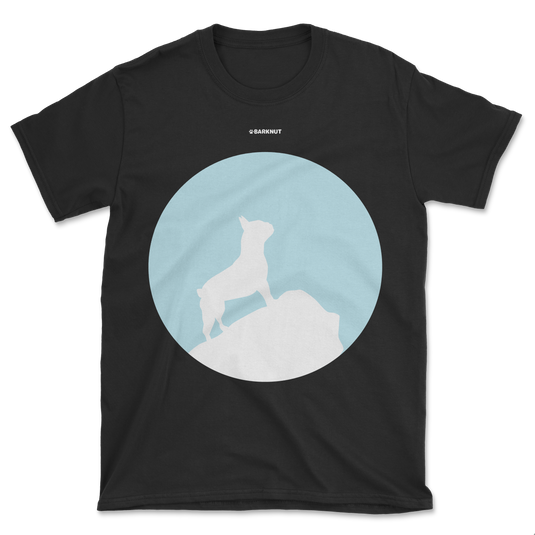 French Bulldog Silhouette And Moon Shirt (Men's/Unisex)