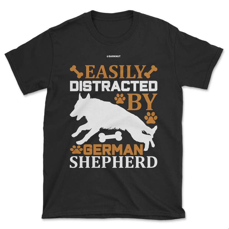 Load image into Gallery viewer, Easily Distracted By German Shepherd Shirt (Men&#39;s/Unisex)
