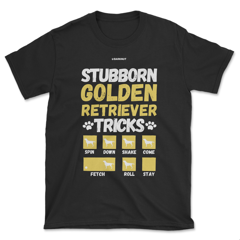 Load image into Gallery viewer, Stubborn Golden Retriever Tricks Shirt (Men&#39;s/Unisex)
