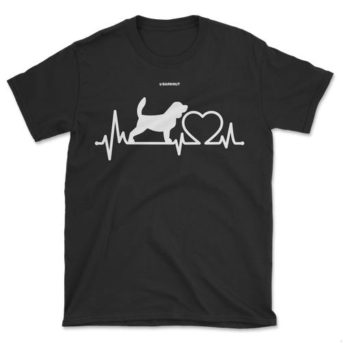 Dog Beagle Heartbeat Shirt (Men's/Unisex)