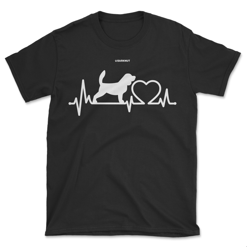 Load image into Gallery viewer, Dog Beagle Heartbeat Shirt (Men&#39;s/Unisex)
