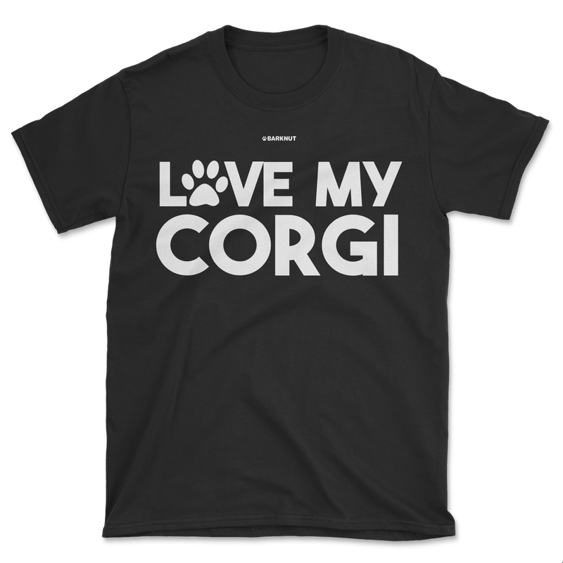 Load image into Gallery viewer, Love My Corgi Paw Shirt (Men&#39;s/Unisex)
