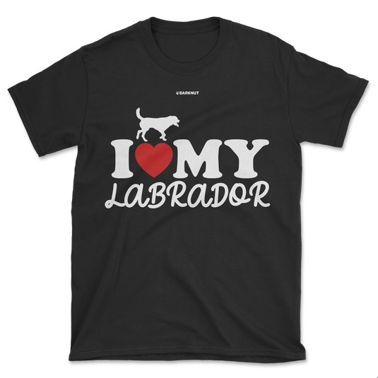 I Heart My Labrador Shirt (Men's/Unisex)