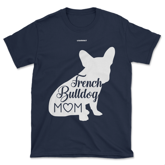 French Bulldog Mom Silhouette Shirt (Men's/Unisex)