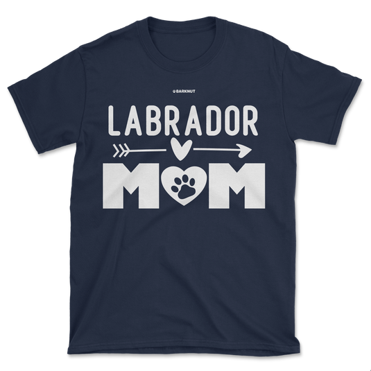 Labrador Mom Heart Shirt (Men's/Unisex)