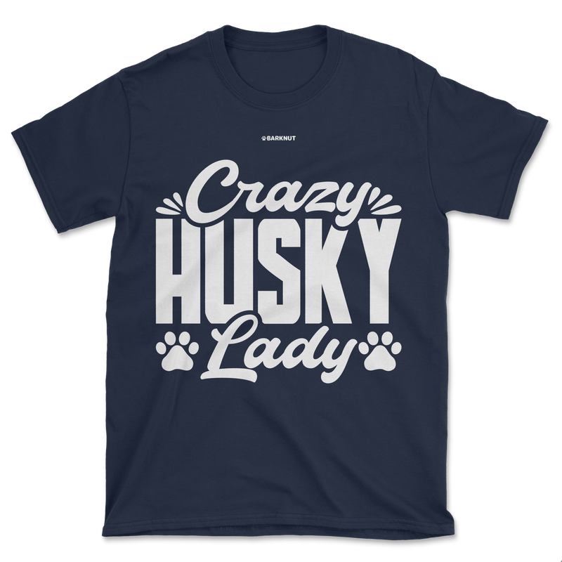 Load image into Gallery viewer, Crazy Husky Lady Paws Shirt (Men&#39;s/Unisex)
