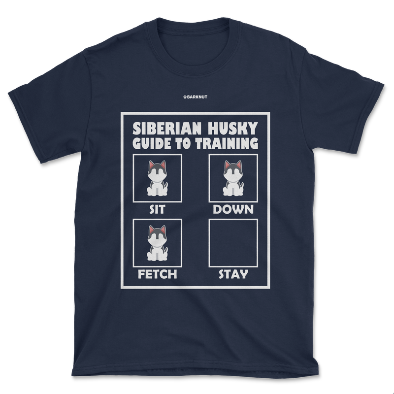 Load image into Gallery viewer, Siberian Husky Guide To Training Shirt (Men&#39;s/Unisex)
