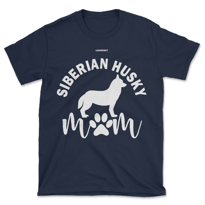 Load image into Gallery viewer, Siberian Husky Mom Silhouette Shirt (Men&#39;s/Unisex)
