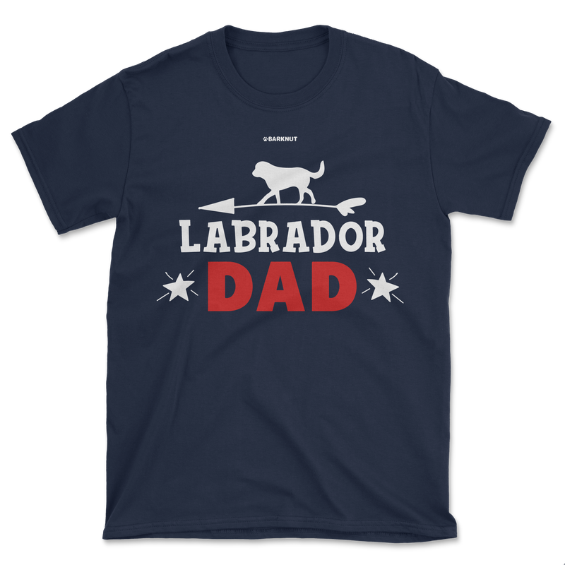 Load image into Gallery viewer, Labrador Dad Red Shirt (Men&#39;s/Unisex)
