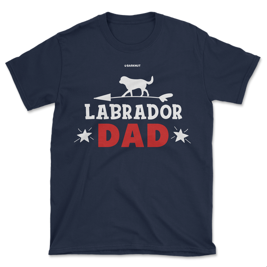 Labrador Dad Red Shirt (Men's/Unisex)