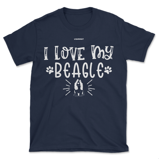 I Love My Beagle Shirt (Men's/Unisex)