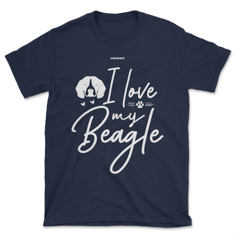 Load image into Gallery viewer, I Love My Beagle Shirt (Men&#39;s/Unisex)
