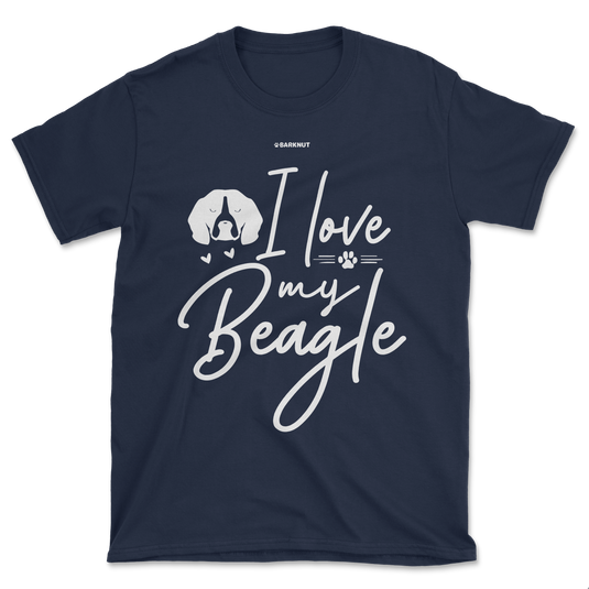 I Love My Beagle Shirt (Men's/Unisex)