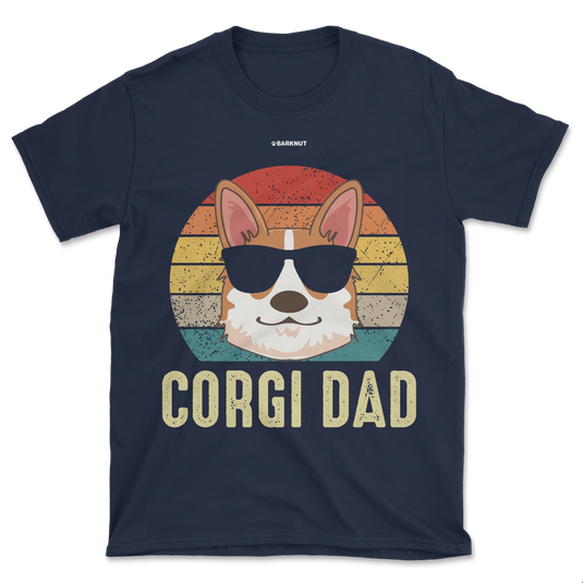 Sunglasses Corgi Dad Shirt (Men's/Unisex)